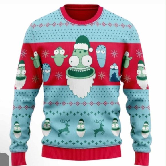 HULU SOLAR OPPOSITES UGLY CHRISTMAS SWEATER XL NWT - Picture 1 of 7